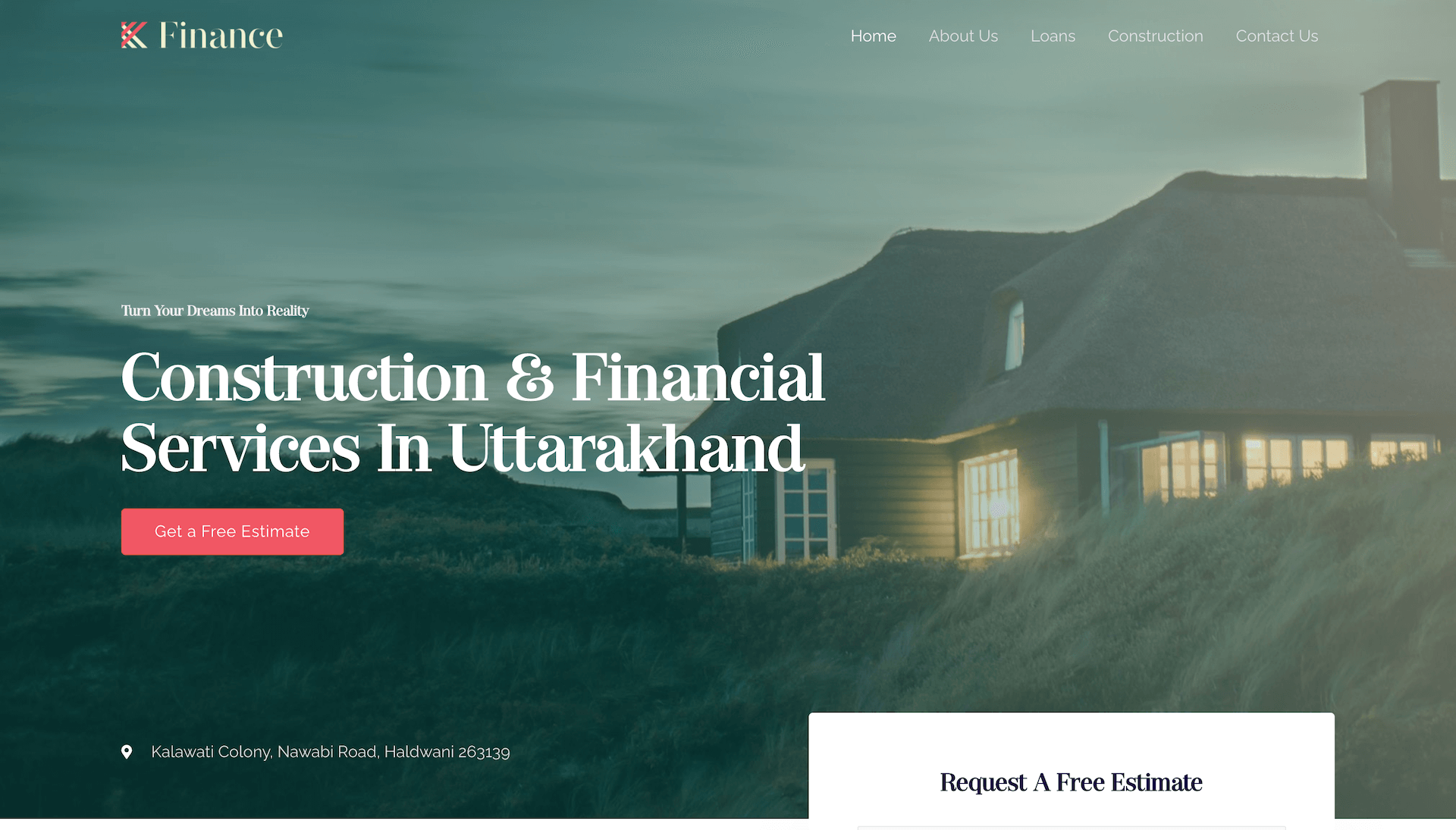 Kartikay Finance Website